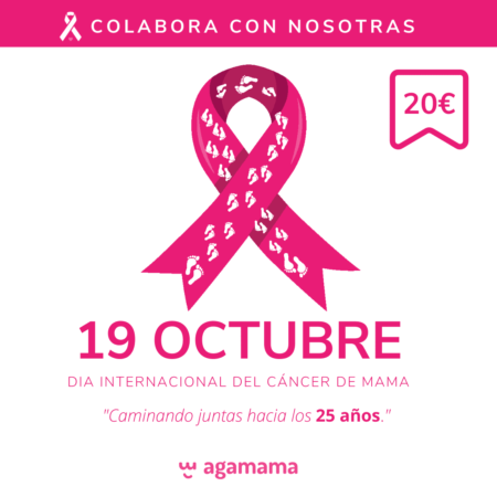 Colabora con tu aportación solidaria <b>20€</b> <br> Día Mundial contra el Cáncer de Mama